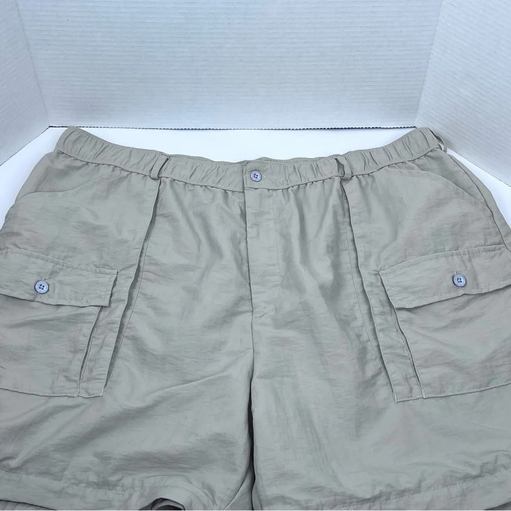 Sportif USA Men's 100% Nylon Cargo Hiking Shorts Size XXL; Outdoor, Hiking, Fish